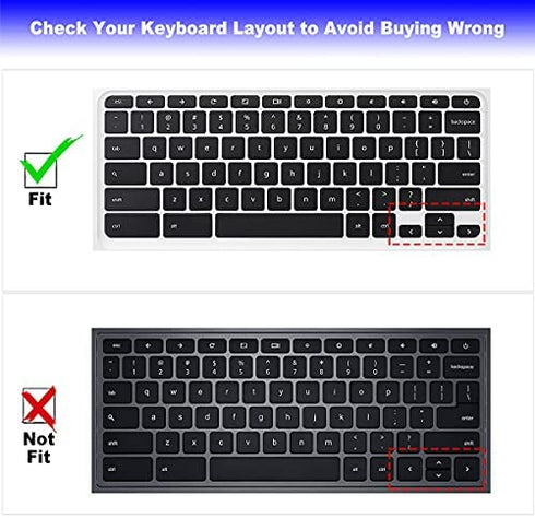 Keyboard Cover for Acer Chromebook Spin 13 713 CP713 |Acer Chromebook C738T C771 C732 C735 |Chromebook Spin 11 311 511 11.6" |Chromebook Spin 512 12“|Chromebook Spin 15 15.6" -Rainbow